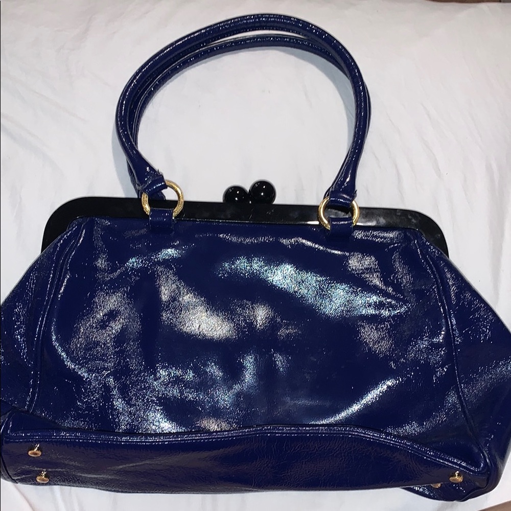 Hobo International Elegant Navy Blue Women's Handbag